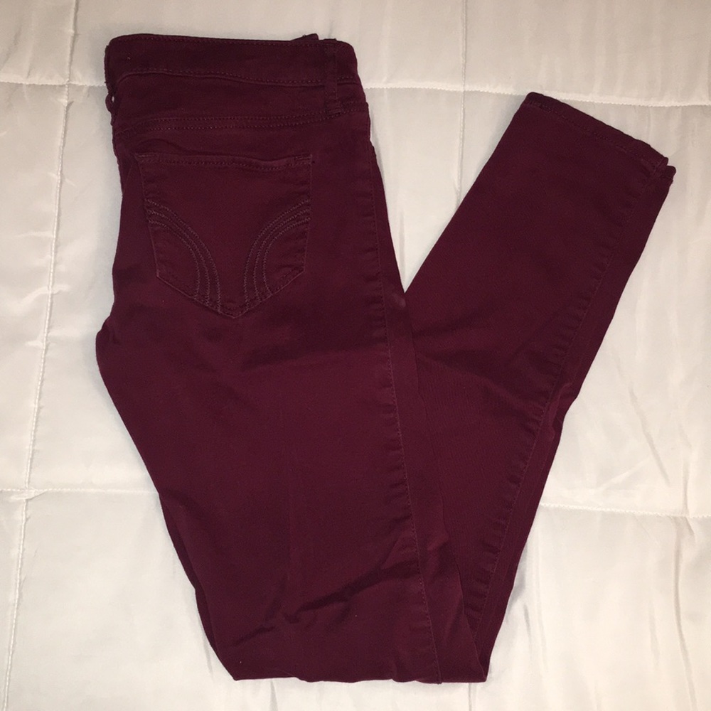 Hollister skinny twill pants